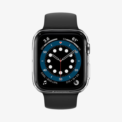 ACS05458 - Apple Watch Ultra (Apple Watch (49mm)) Case Thin Fit in black showing the front